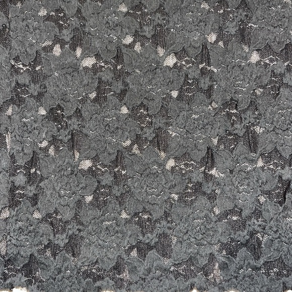 Free People Everything Rosey Black Lace Pencil Skirt with Elastic Band - Picture 5 of 9